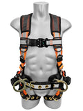 Frontline 100RCTB Combat reflective construction harness – safety orange webbing with full-wrap reflective tape
