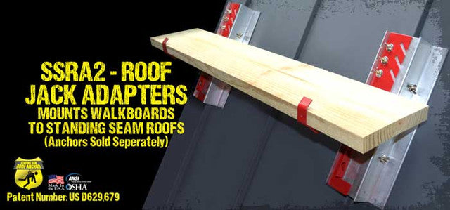 SSRA2 Non-Penetrating Walkboard System for Standing Seam Roofs
