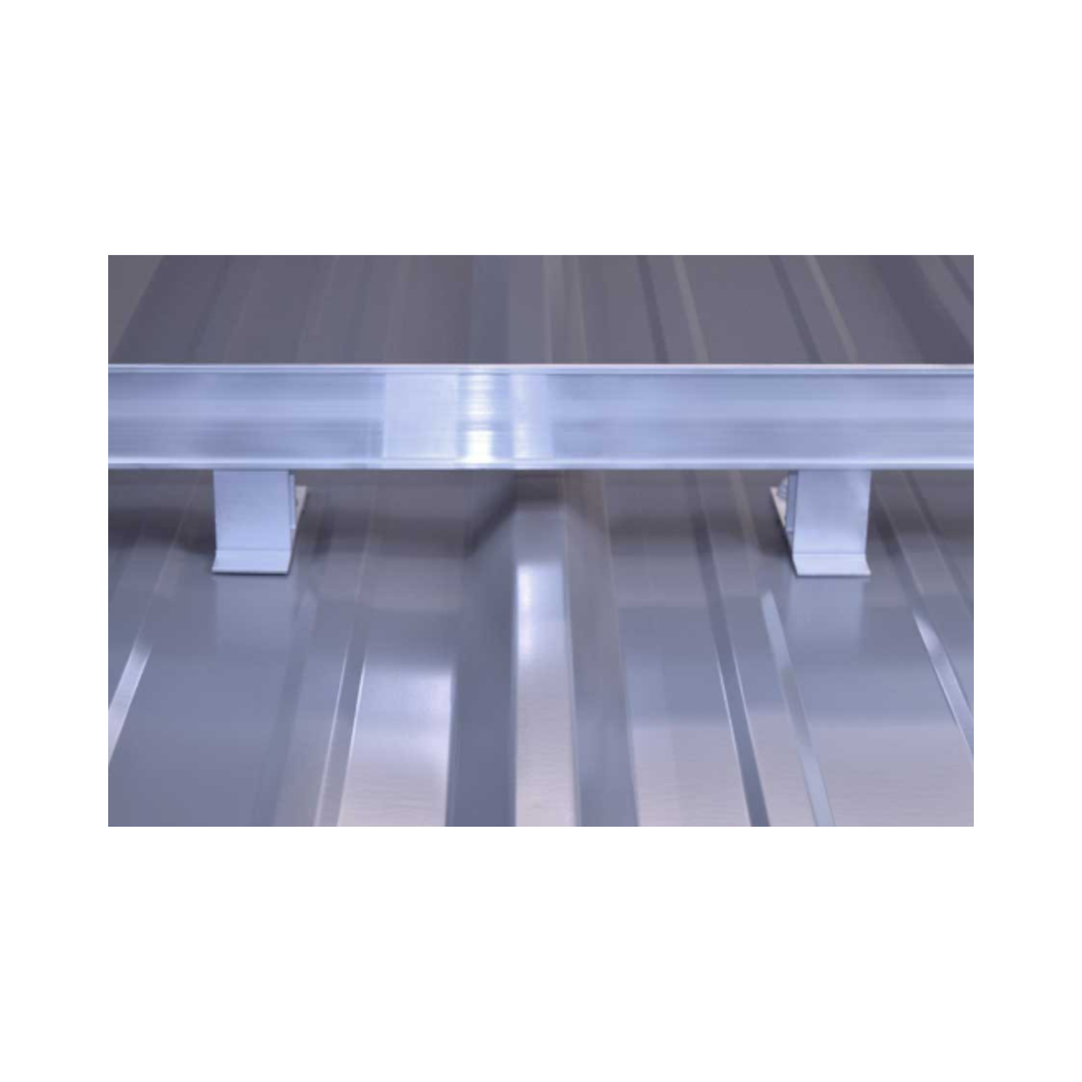 Snow Retention Rails ColorBar Screw Down Snow Bar for Metal Roofs | Canada Snow Guards ...