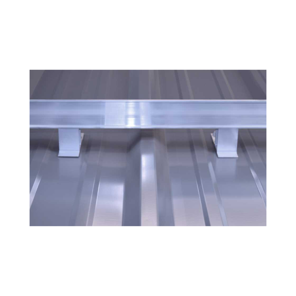 Screw Down ColorBar Snow Retention System for Metal Roofs – Heavy-Duty Aluminum Snow Bar