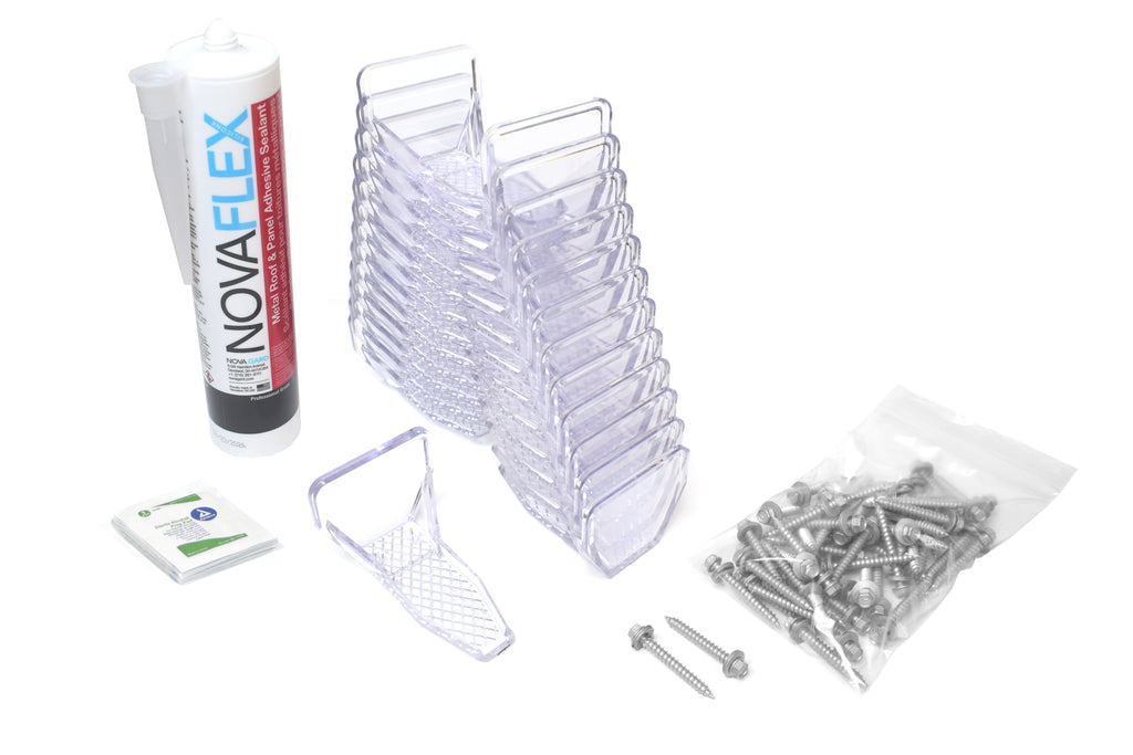 SnoBlox Deuce® screw-down snow guard 25-pack bundle with screws, ships from Canada