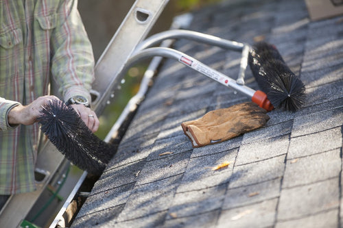 Installing GutterBrush in a 5 inch gutter