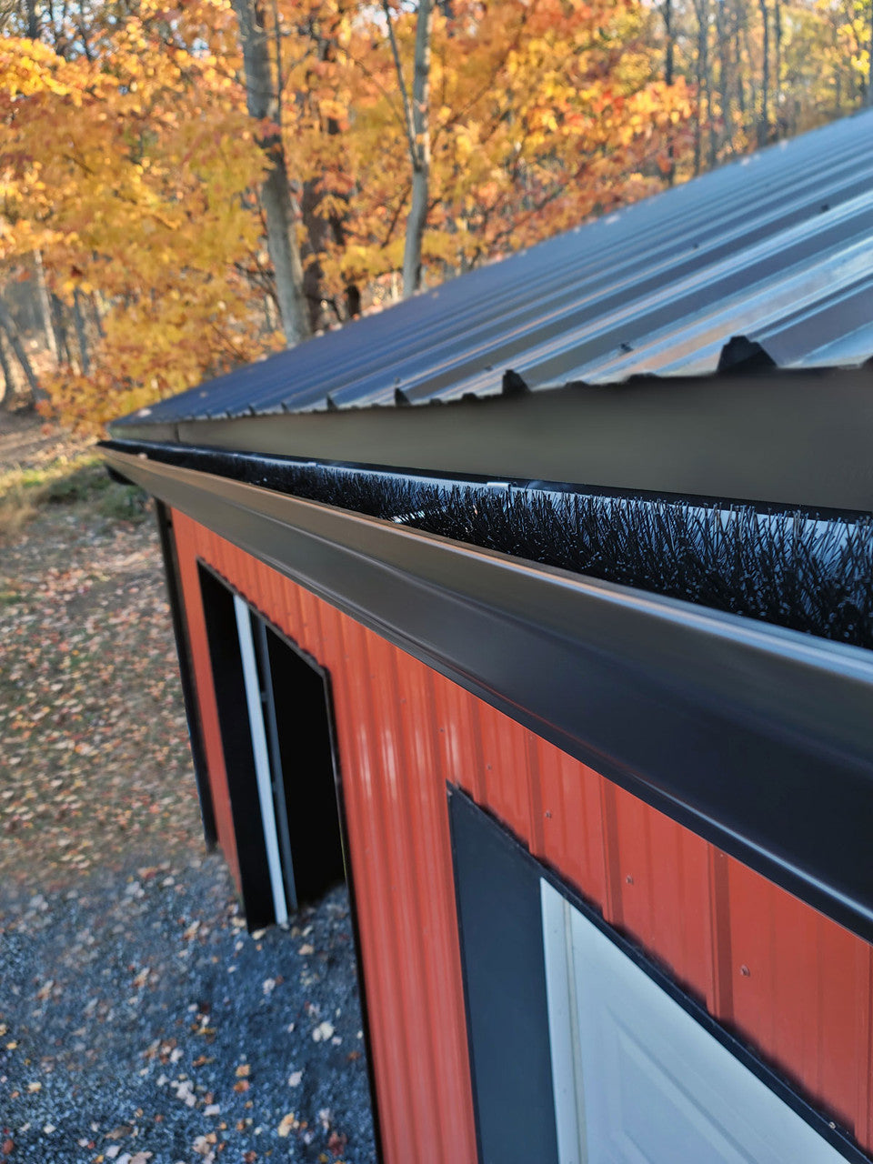 6 inch GutterBrush gutter guard in gutter