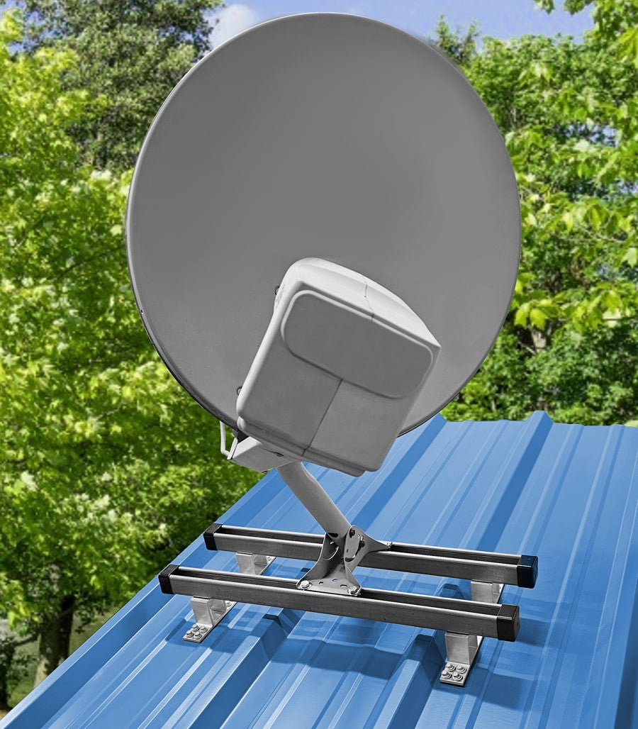 SataMount MRM with a mounted satellite dish