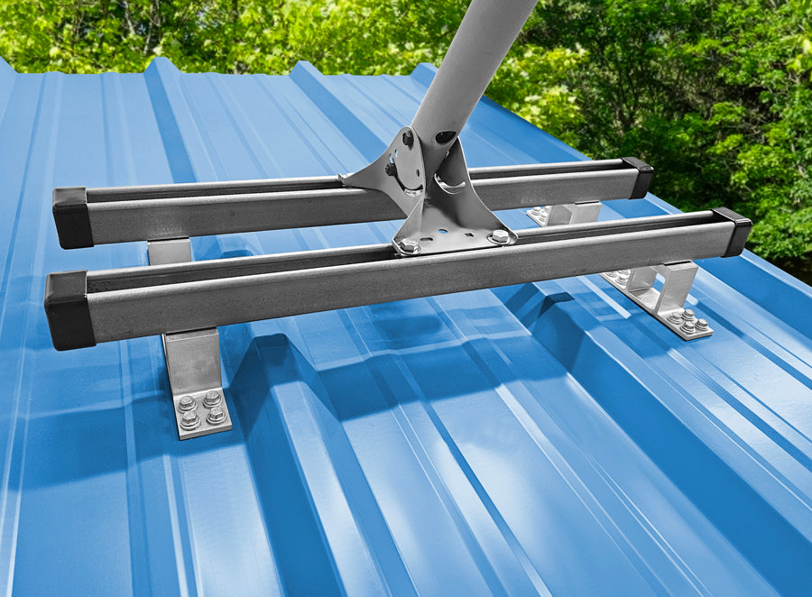 SataMount MRM Satellite Mount for Screw Down Metal Roofs – Starlink Compatible (Canada)
