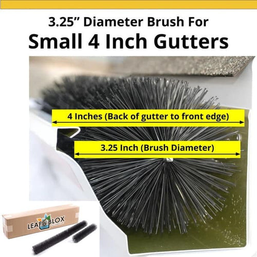 Small 4 inch gutter dimensions diagram