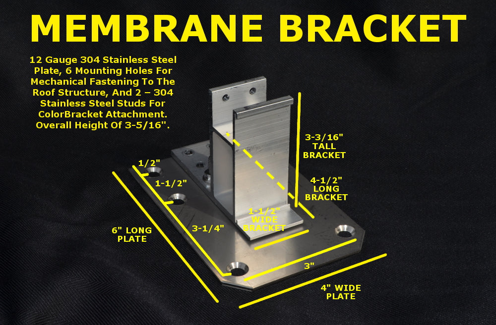TPO Snow Guard Bracket for SnoBar & ColorBar | Canada Snow Guards