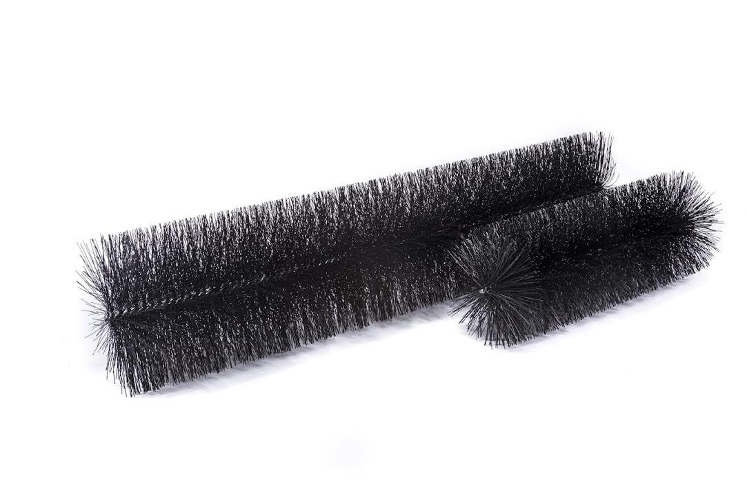 GutterBrush gutter guard bristles close up