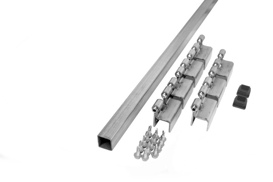 SnoBar 6-foot galvanized snow rail kit with standing seam clamps and hardware, Canada stocked