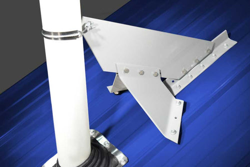 VentSaver HD heavy-duty vent pipe snow diverter for metal roof vents
