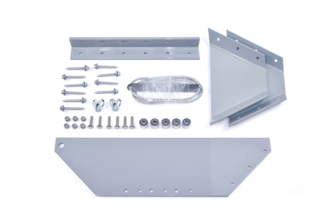 VentSaver HD protecting multiple metal roof vent pipes from snow and ice damage.